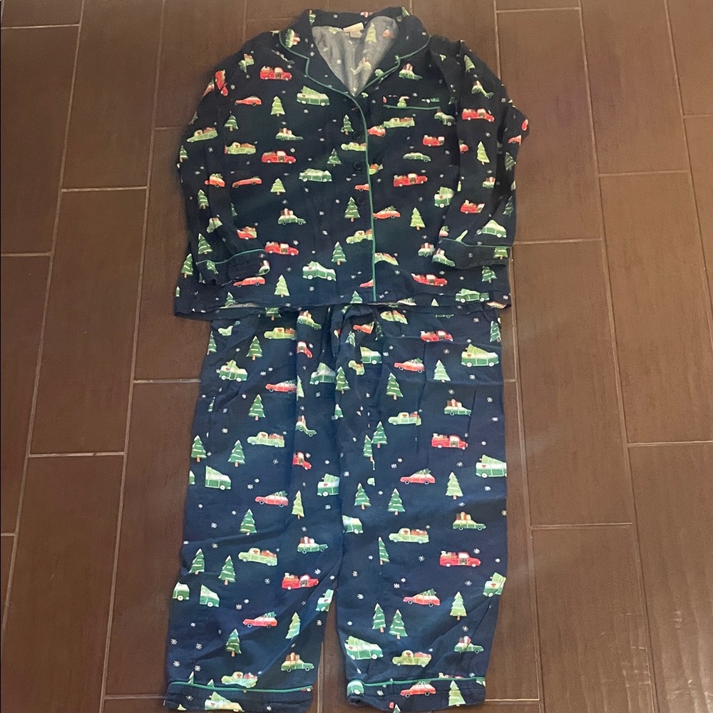 Winter Pajamas with Christmas Tree